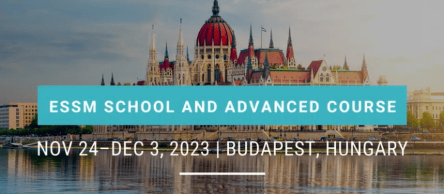 ESSM School and Advanced Course