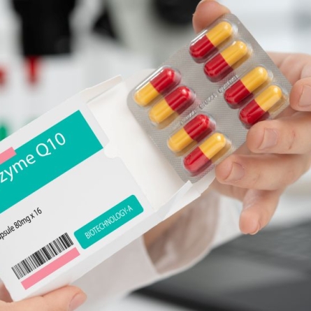 Pack of Coenzyme Q10 supplements